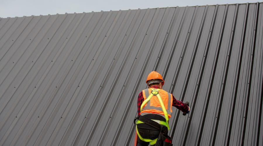 Professional metal roof installation in Panama, OK